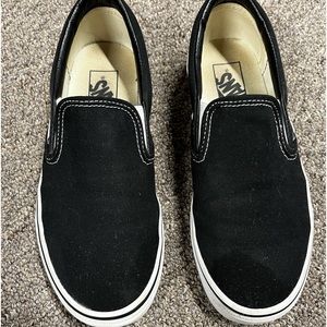Womens Black Slip on Vans